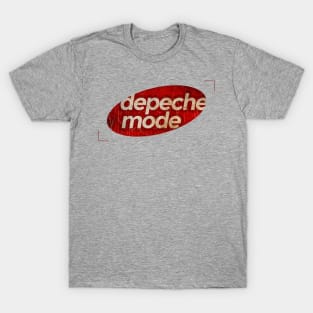 Depeche Mode - simple red elips vintage T-Shirt